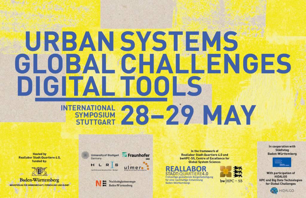 Symposium 28–29 May: Urban Systems / Global Challenges / Digital&nbsp;Tools